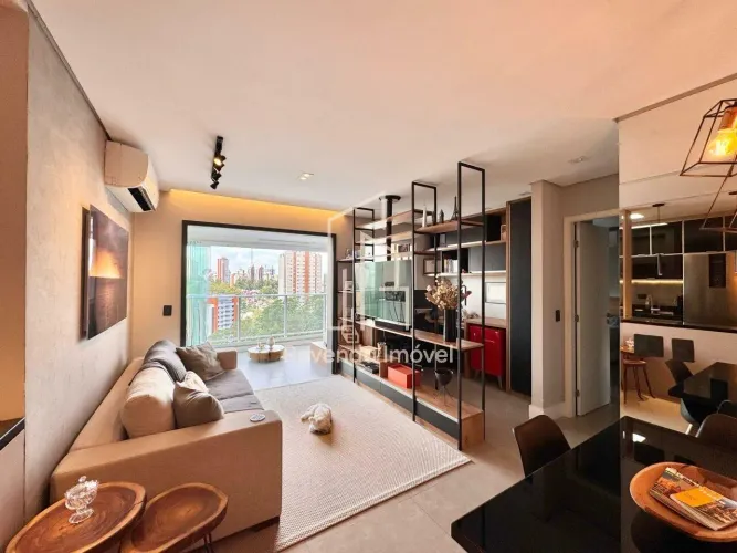 Condomínio Its 163 no Morumbi, Apartamento de 60m² com 1 suíte, 1 vaga.
