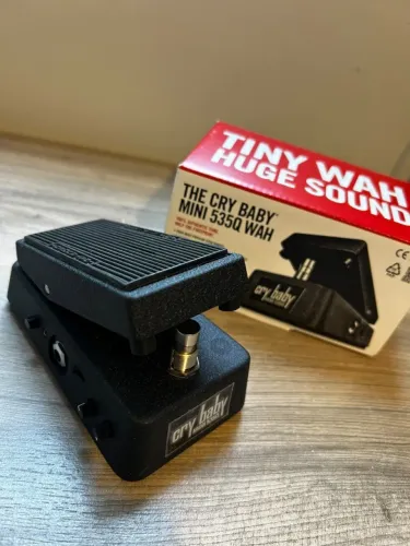 Dunlop Cry Baby Mini 535q Wah Pedal Muito Novo Na Caixa