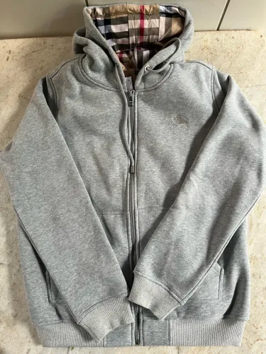 Moletom de zíper burberry