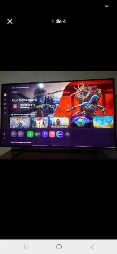 Samsung Smart TV Crystal UHD 4K 43" - Modelo UN50DU7700G com Gaming Hub