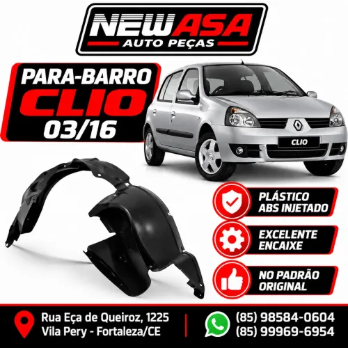 ASA DE URUBU - PARA BARRO CLIO 03/16 ( INSTALAÇÃO IMEDIATA)