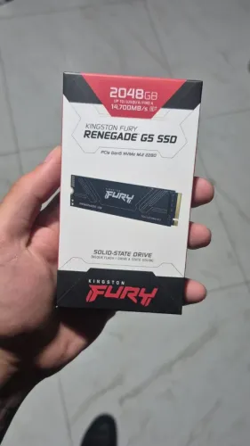 Kingston SSD NVMe Fury Renegade G5 2048GB | PCIe 5.0 M.2 2280 | Até 14.800MB/s | SFYR2S/2T
