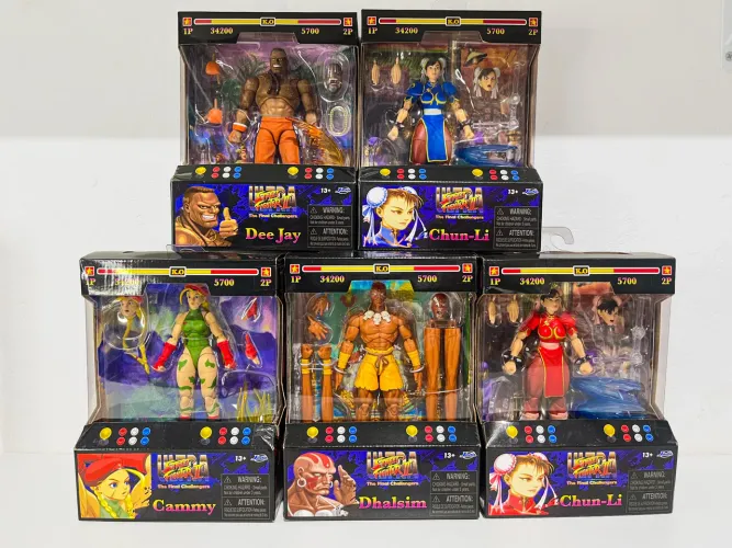 Figuras Coleção Street Fighter Jada Toys
