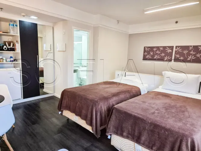 Flat Mercure São Paulo Privilege disponível para venda com 30m², 1 dormitório e 1 vaga de