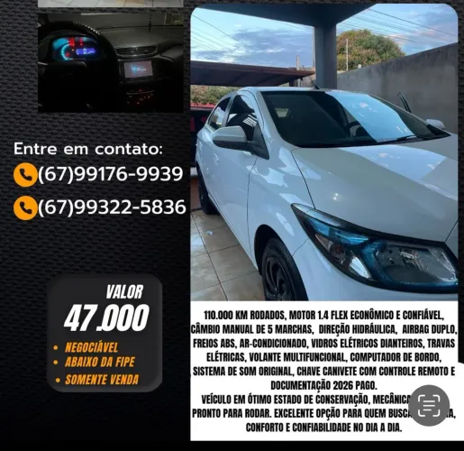 Chevrolet Onix Hatch LT 1.4 8V Flex Power Mec. 4P 2015