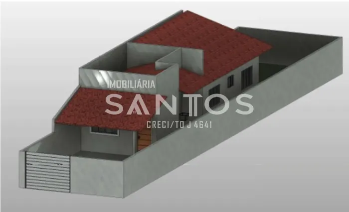 CASA RESIDENCIAL em PALMAS - TO, SETOR SANTA FÉ 2 (TAQUARALTO)