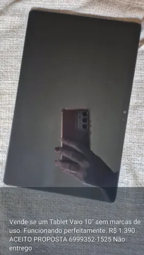 Vende-se Tablet Vaio 128GB em estado de novo