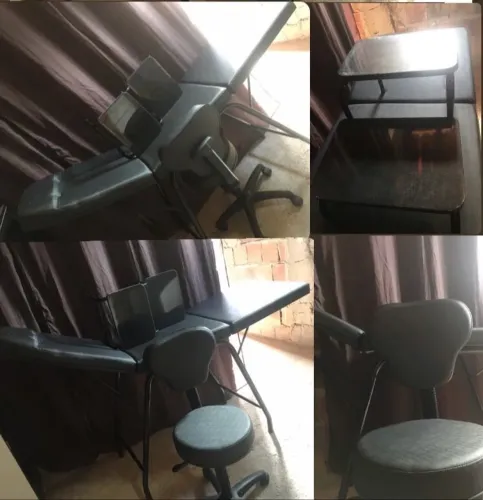850 Kit Estética Maca 3 Posição Macho e Cadeira Modelo Pera