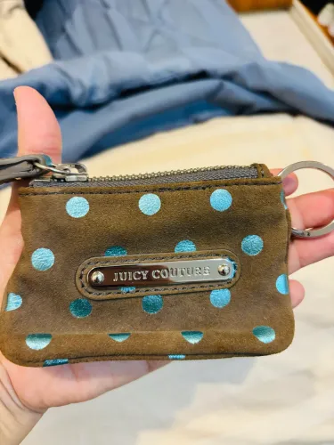 Bolsinha porta níquel e chaveiro Juicy Couture Nova