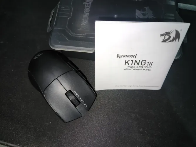 Mouse Gamer Redragon K1ng 1K M724 | Leia a descrição