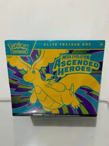 Pokémon ETB ASCENDED HEROES original lacrada em inglês