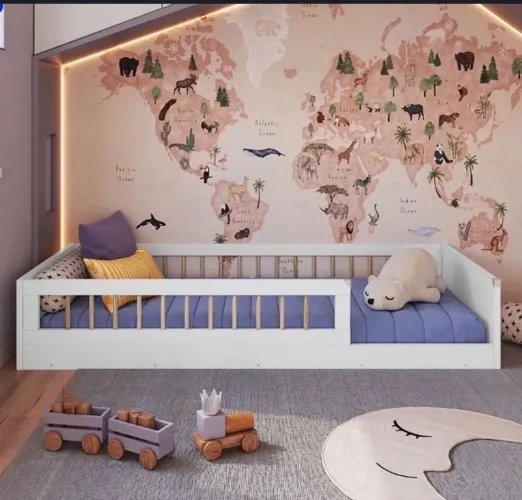 Cama infantil montessoriana