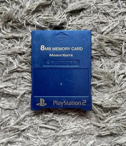 Memory card azul ps2 original