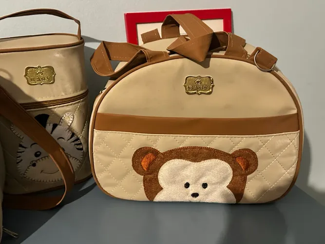 BOLSA MATERNIDADE 5 PEÇAS SAFARI BABY
