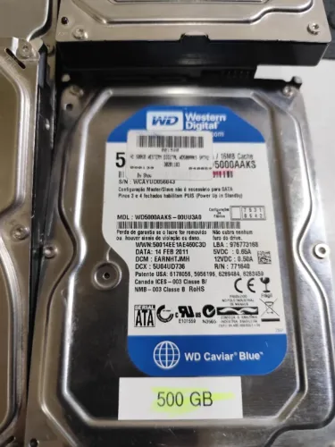HD 500 GB Sata Para PC Desktop Computador DVR Testado Funcionando perfeitamente