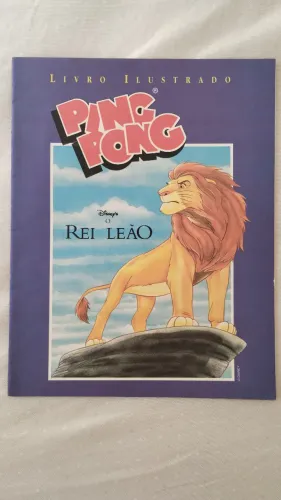 Rei Leão Livro Ilustrado Original Ping Pong