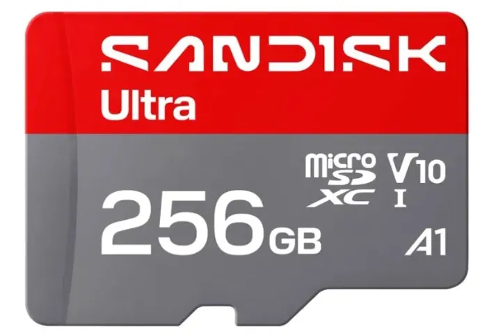 Cartão Memória Micro Sd Sandisk 256gb Ultra a1