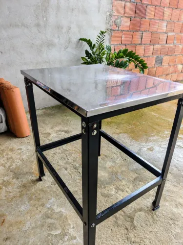 Mesa de alumínio, para lanchonete ou para ferramentas