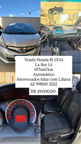 Honda Fit LX 1.4/ 1.4 Flex 8v/16v 5P Aut. 2014