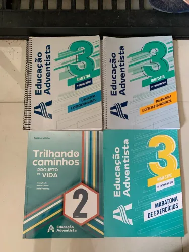 Livros educação adventista - 2 ensino médio 3 bimestre