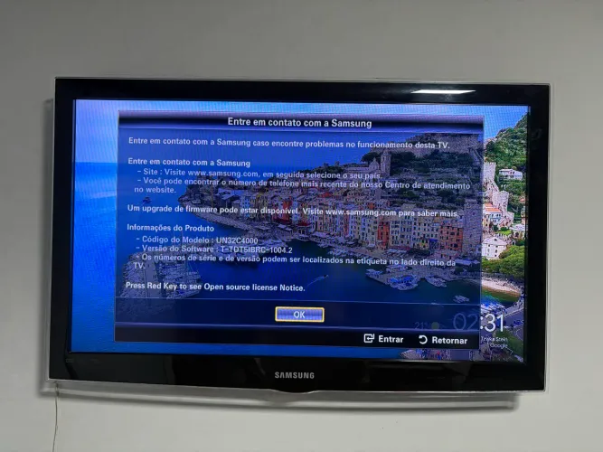 Tv Led Samsung 32 polegadas aceito troca não é smart