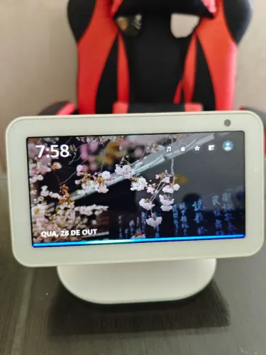 Alexa echo show 5 com suporte ajustável 