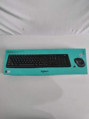 Teclado e mouse Logitech MK270 sem fio novo e original 
