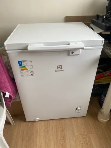 Freezer Horizontal Electrolux 143L com função Turbo Freezer Uma Porta