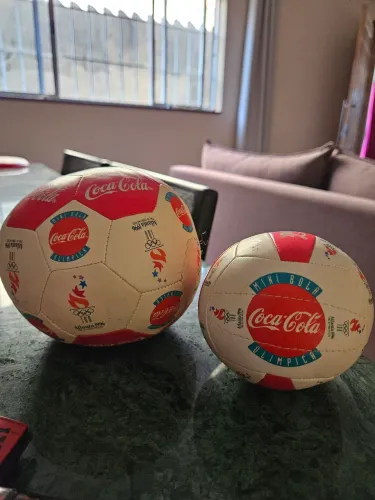 Mini bola de futebol coca cola olimpiadas 1996