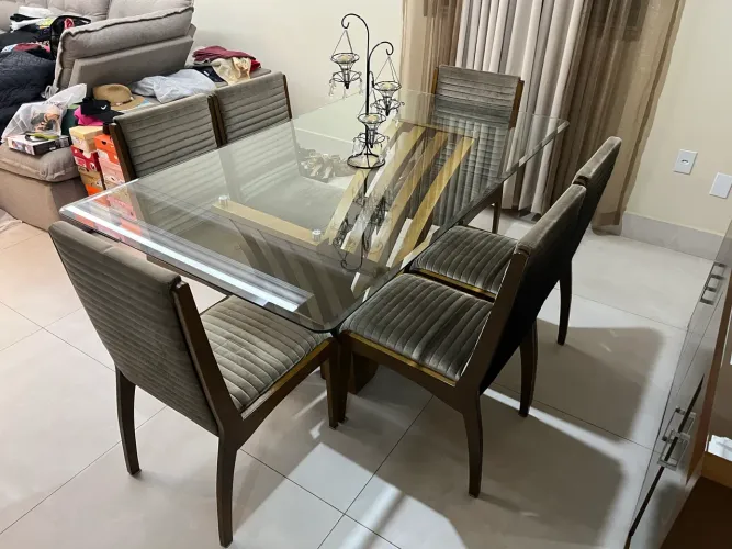 Mesa seis lugares retangular