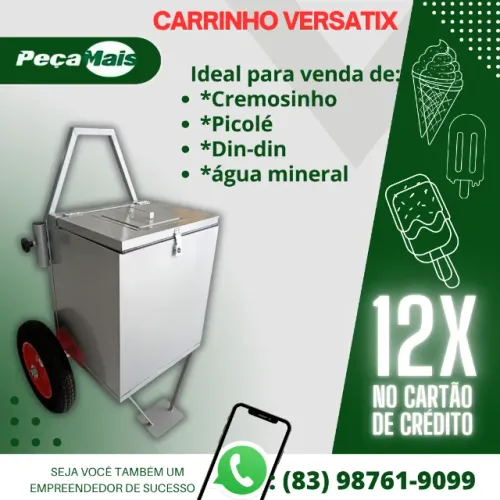 Carrinho de Picolé e Dim-dim Gourmet