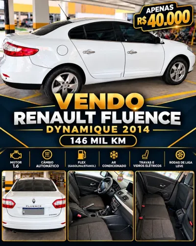 Renault Fluence Sed. Dynamique 2.0 16V Flex Aut. 2014