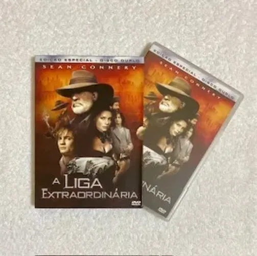 DVD Duplo: A Liga Extraordinária (Com Sean Connery-2003) Edição Especial com luva