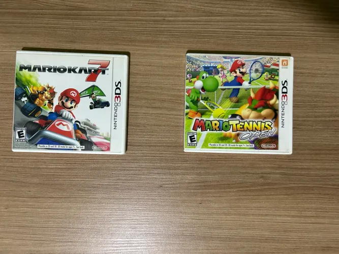 Mario kart e mario tenis 3ds