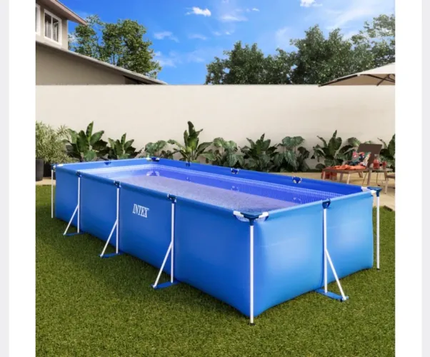 Piscina de Armar Retangular 7.127L Intex