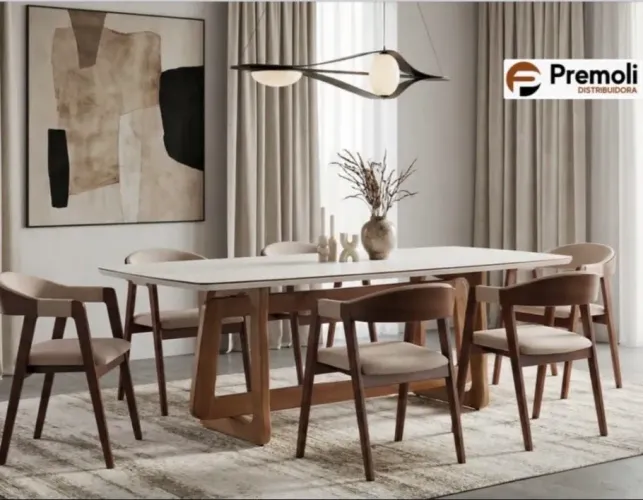 Mesa de jantar 6 poltrona Veneza 2,0x1,10 entrego hoje R$ 9.500,00 a vista 