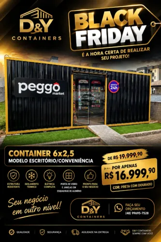 Black Friday D&Y Containers-Preços nunca vistos antes!