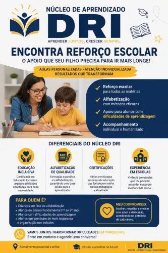 Reforço Escolar | Alfabetização | cultura maker /socioemocional/Professora com experiência