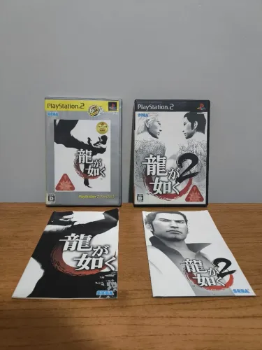 Yakuza 2 + Ry? Ga Gotoku Originais Japoneses PS2