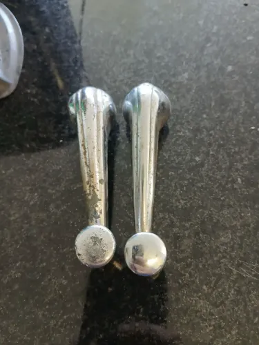 Manivela vidro metal