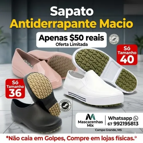 Sapato Antiderrapante MACIO COD: 0154