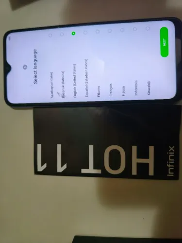 Celular hot 11 na caixa usado