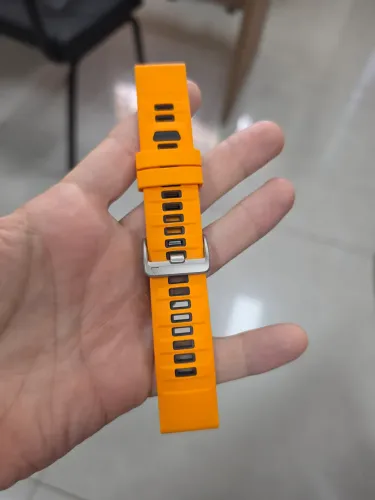 Pulseira Garmin Original Laranja 22mm nova