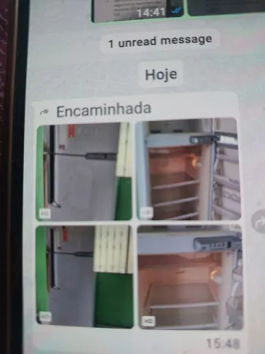 Geladeira brastemp fros frir esta pegando perfeita bem