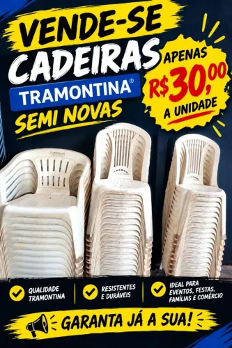 Cadeiras tramontina