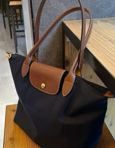 Longchamp le pliage large Preto - Tamanho G 