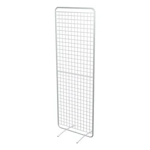 Expositor Biombo Branco de Chão com Painel Aramado/Tela Kit - Barato