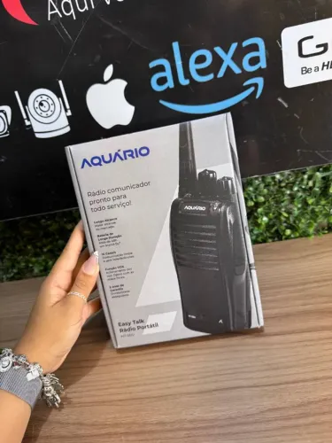 Radio Comunicador Aquário - Easy Talk com 16 Canais - PRODUTO NOVO COM 1 ANO DE GARANTIA
