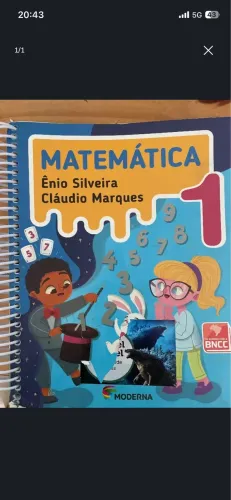 Livro matemática Ênio Silveira 1º ano do ensino fundamental.