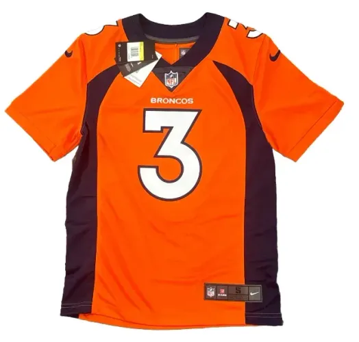 Camisa NFL Denver Broncos Russell Wilson Nike Feminina Oficial Laranja